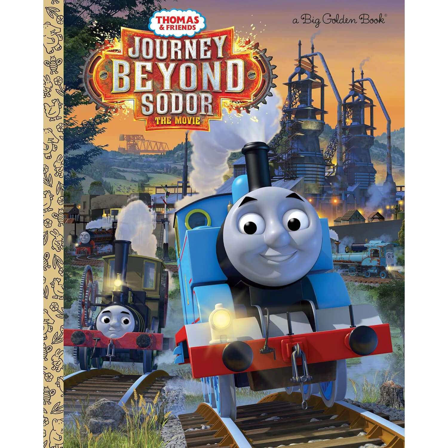 Thomas And Friends Journey Beyond Sodor Big Golden Book Maziply Toys thomas-and-friends-journey-beyond-sodor-big-golden-book-maziply-toys