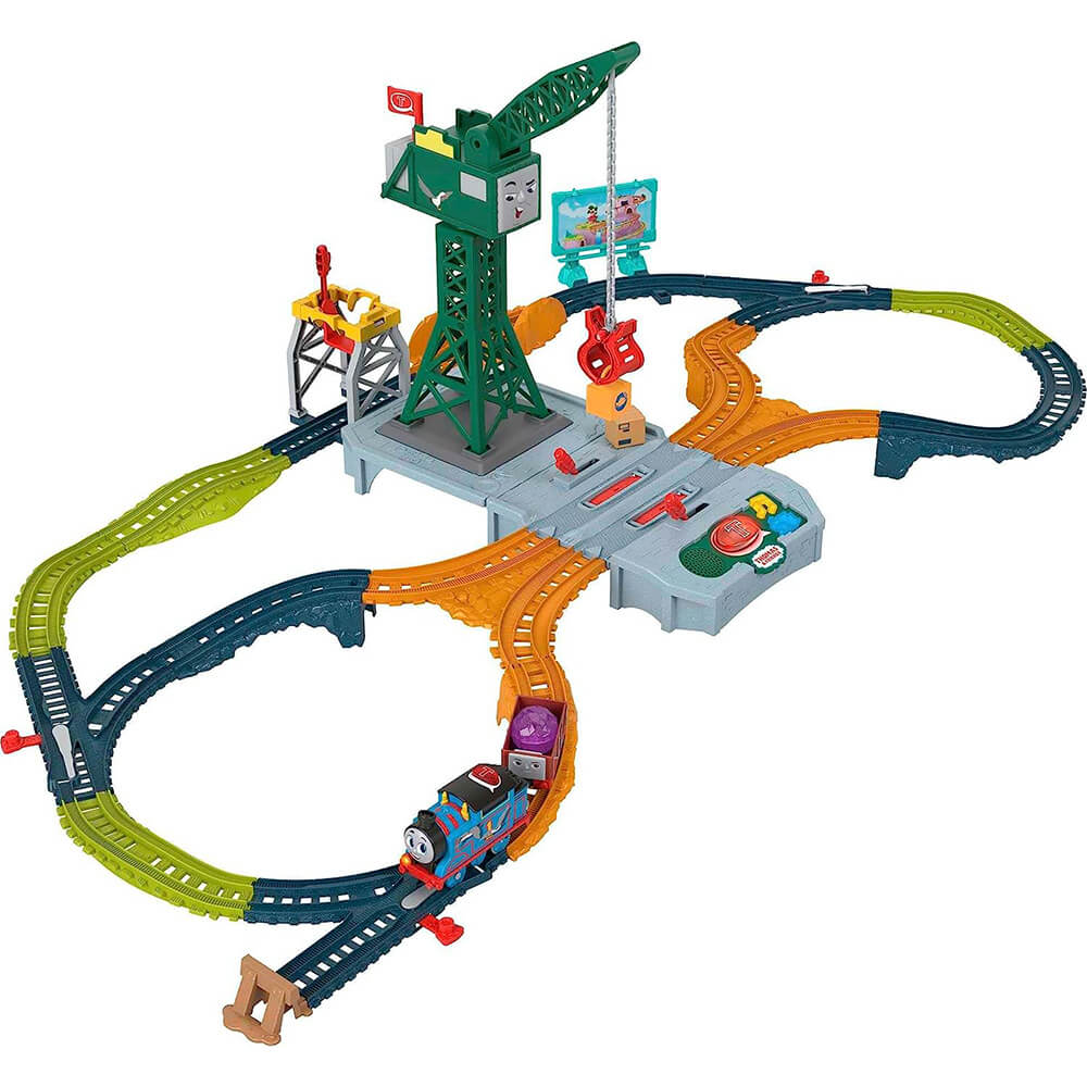 Fisher-Price Thomas & Friends Talking Cranky Delivery Train Set