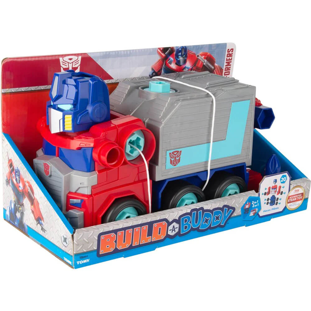 TOMY Build-A-Buddy 2-In-1 Optimus Prime Building Set in box