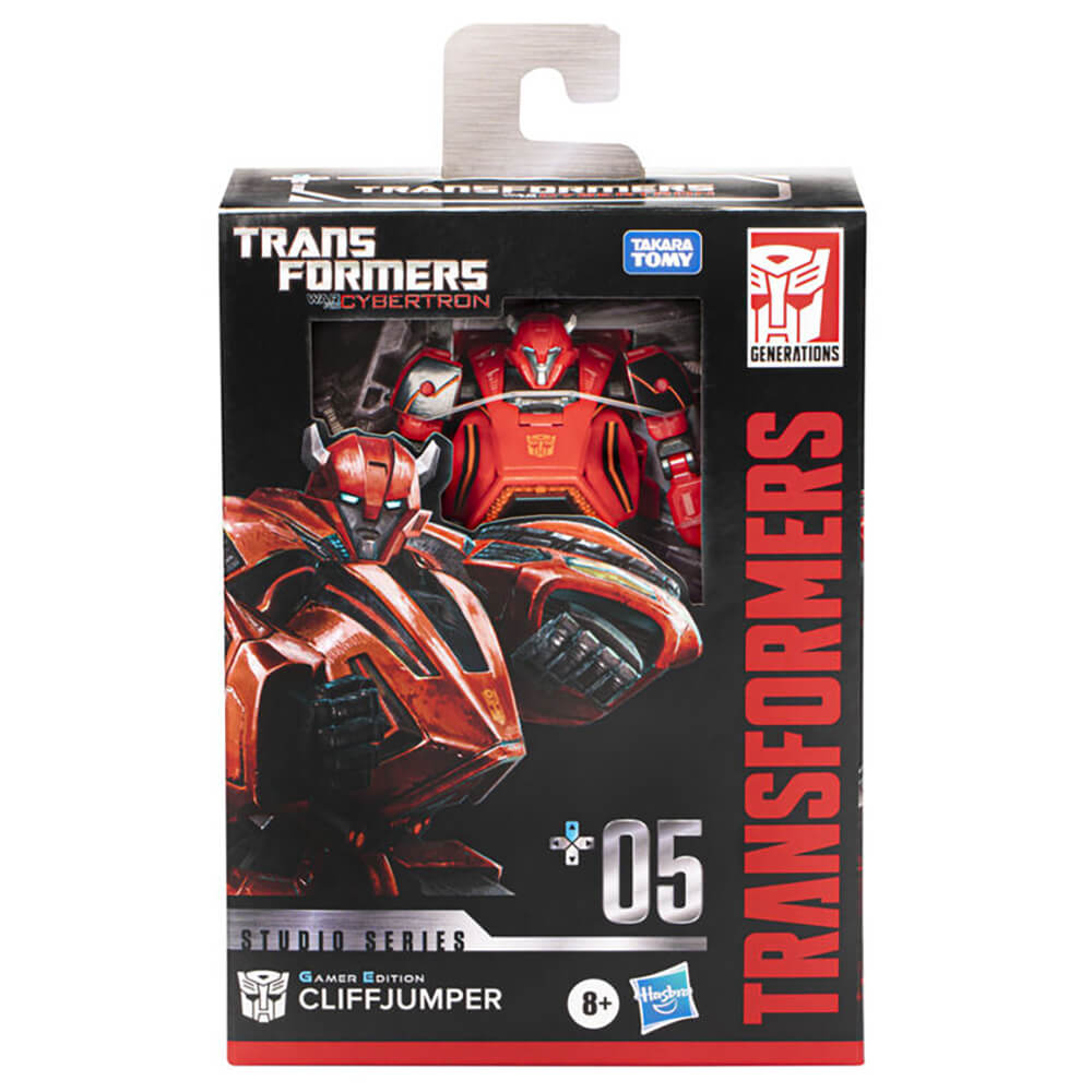 Transformers Studio Series Deluxe Gamer Edition Cliffjumper Action Figure