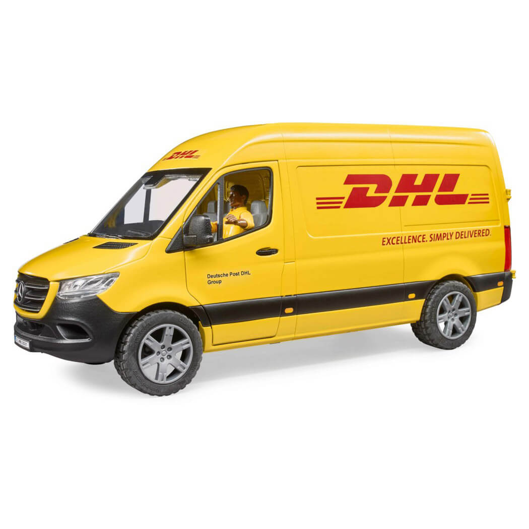 Bruder Pro Series MB Sprinter DHL Truck with Driver 1:16 Scale Set