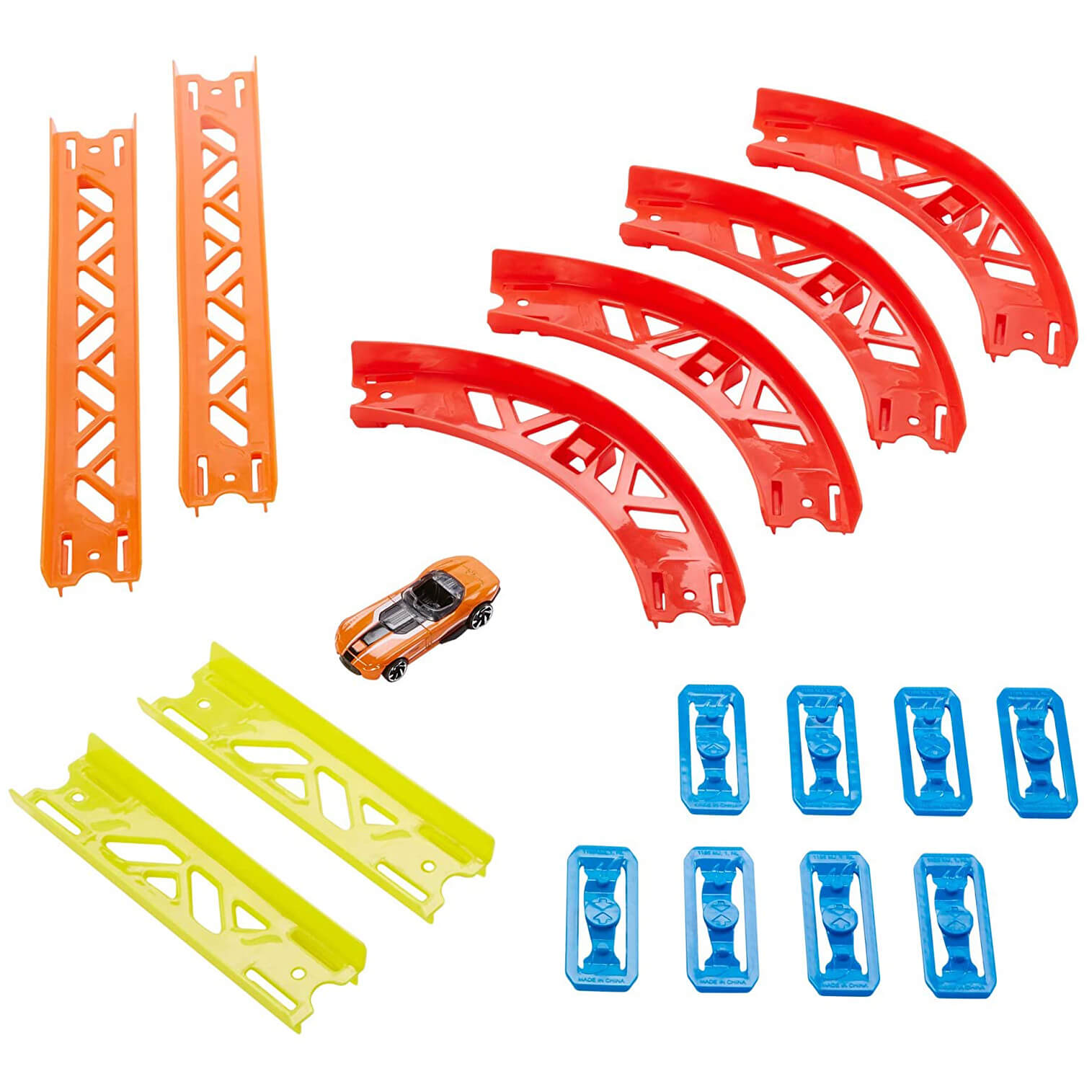 Hot Wheels Track Builder Unlimited Fuel Can Stunt Box and Vehicle