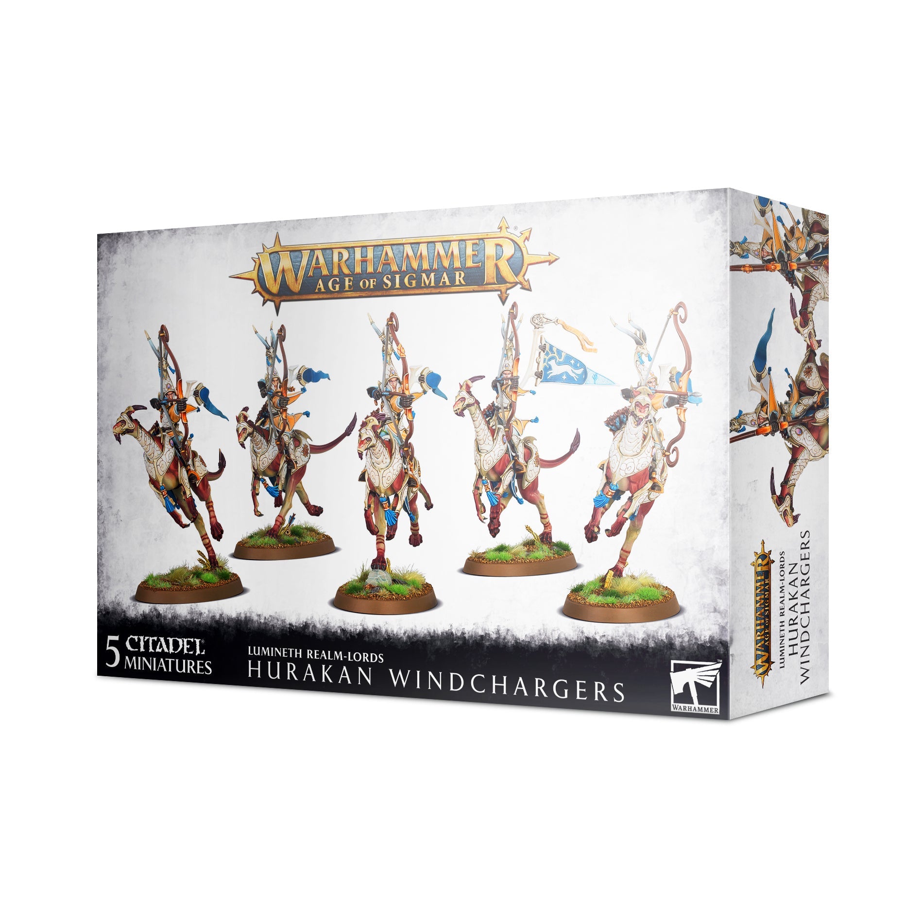 Warhammer Age of Sigmar Lumineth Realm-Lords Hurakan Windchargers Miniatures