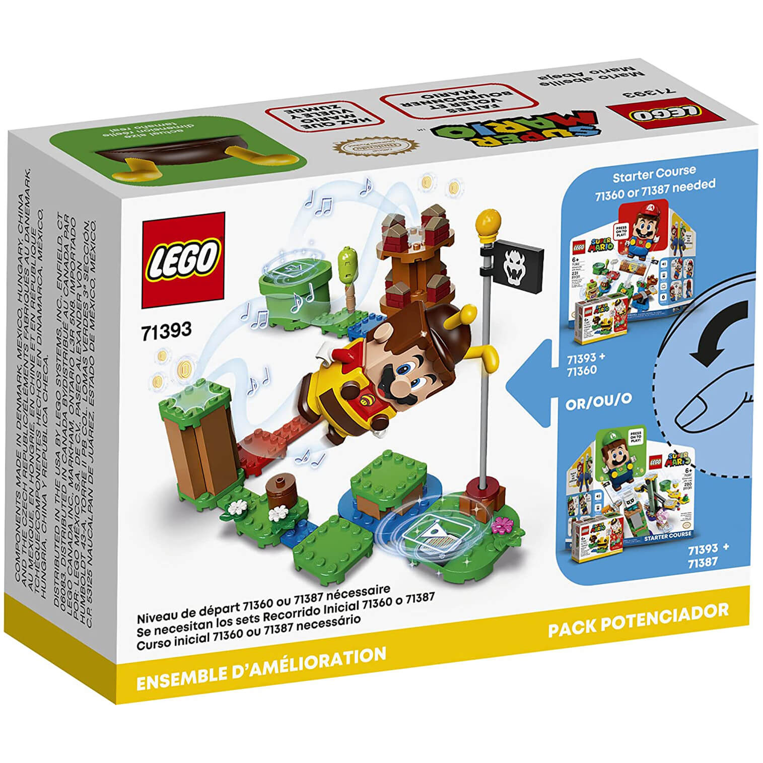 LEGO Super Mario Bee Mario Power-Up Pack 13 Piece Building Set (71393)