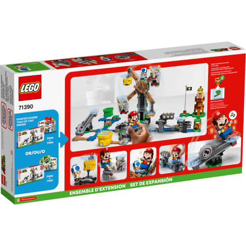 LEGO Super Mario Reznor Knockdown Expansion Set 862 Piece Building Set (71390)