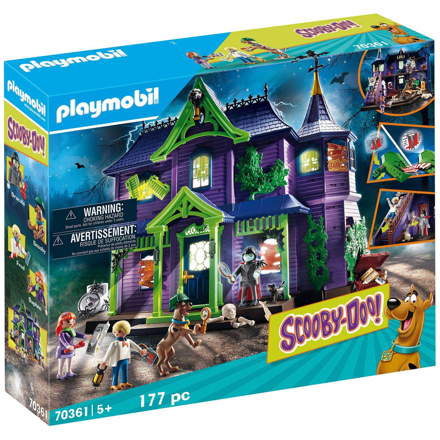 PLAYMOBIL Scooby-Doo! Adventure in the Mystery Mansion (70361)