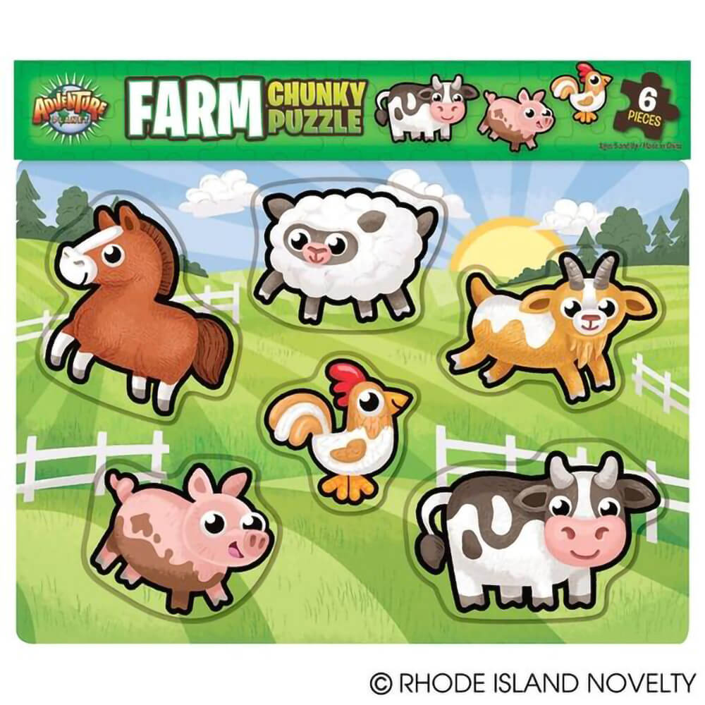 Adventure Planet 6 Piece Chunky Farm Puzzle