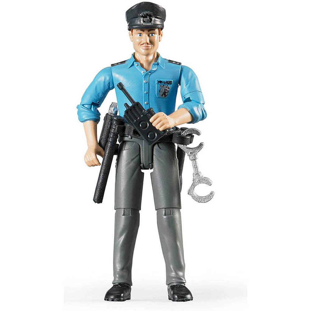 Bruder bWorld Policeman with Light Skin & Accessories