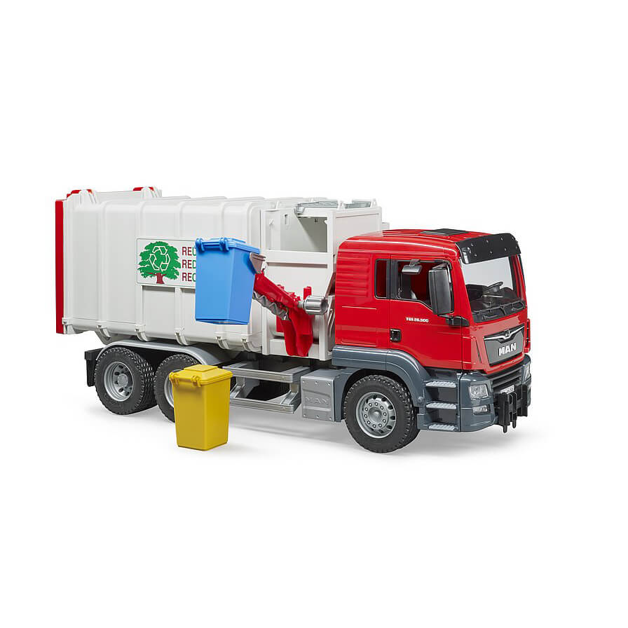 Bruder Pro Series MAN TGS Side Loading Garbage Truck  1:16 Scale Vehicle