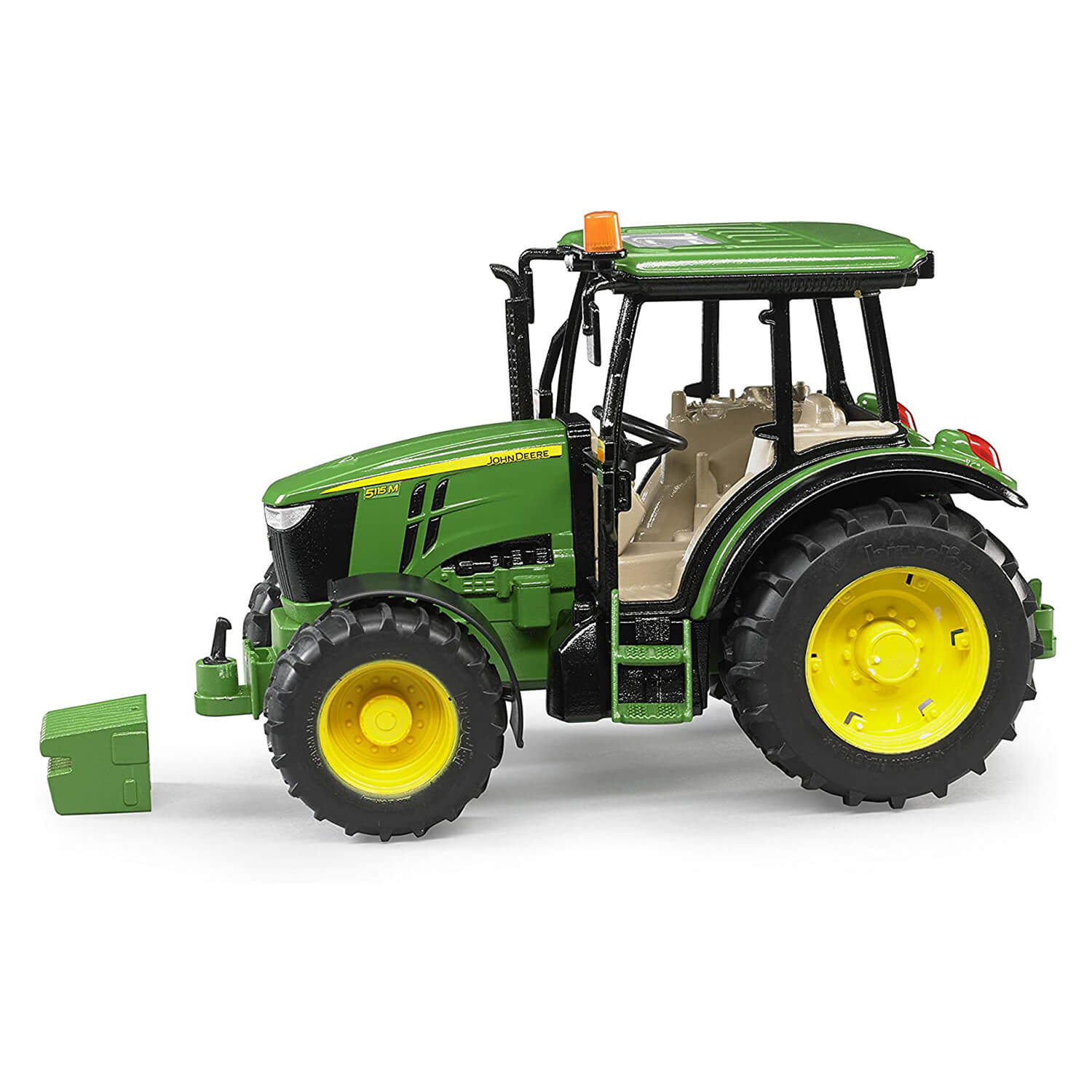 Side view of the Bruder Pro Series John Deere 5115M 1:16 Scale Vehicle.