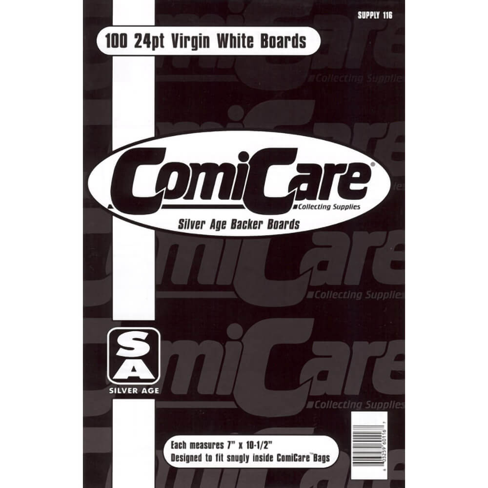 ComiCare Silver Age Comic Book Backing Boards 100-Pack