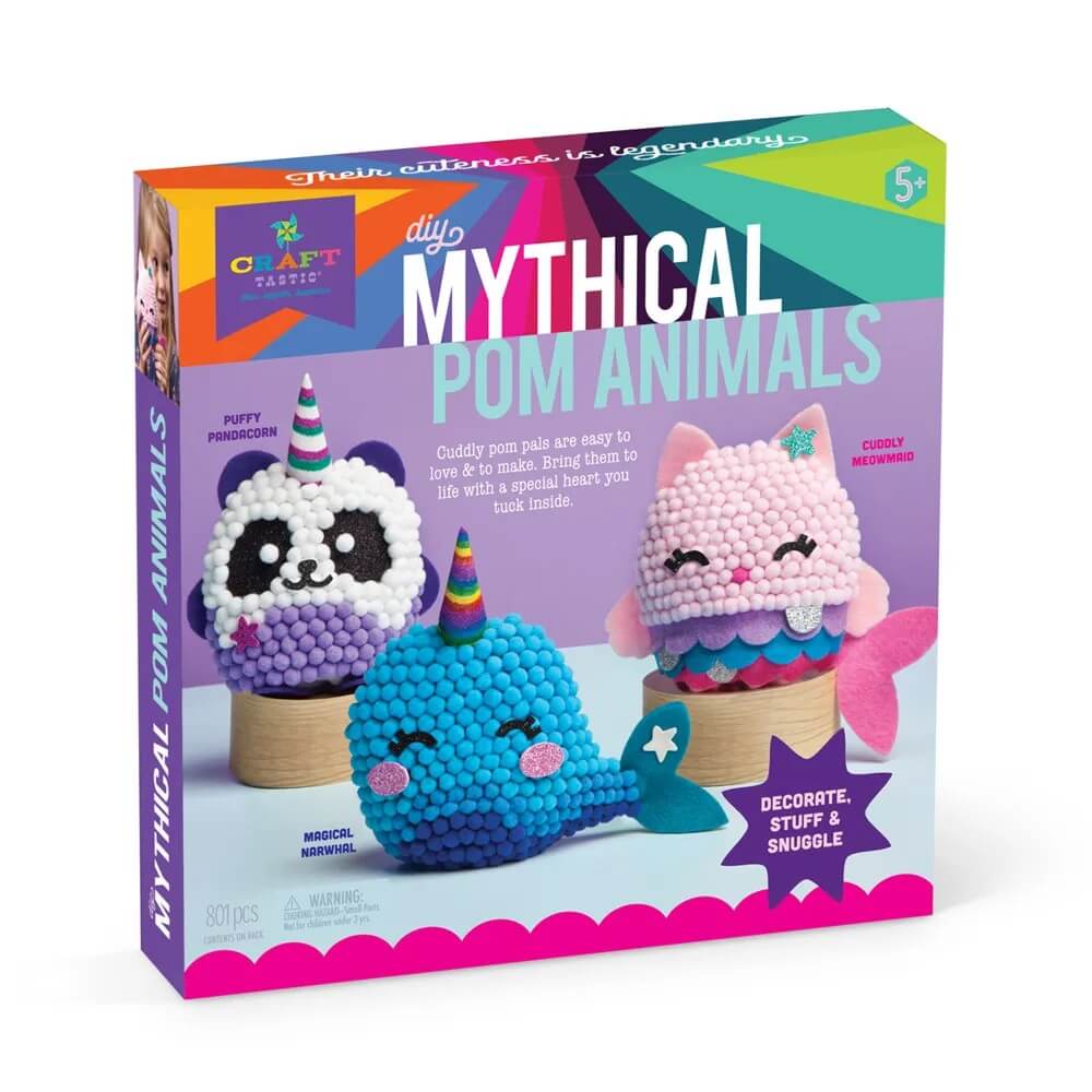 Craft-tastic Mythical Pom Animals Craft Set