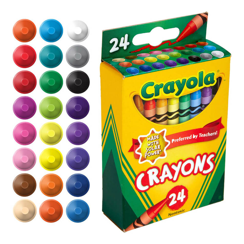 Crayola Metallic Crayons (16ct), Kids Crayons for