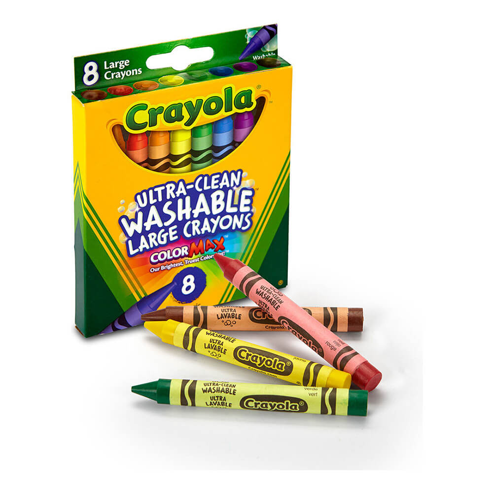 (4 pack) Crayola Classic Crayons, Back to School Supplies for Kids, 8 Ct,  Art Supplies