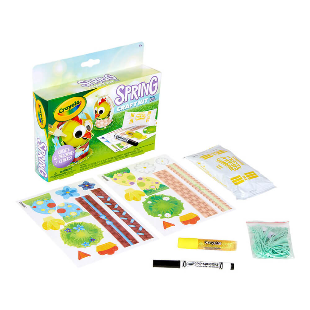 Crayola Art Activity Set Mess Craft Kit for Kids Washable Markers for sale  online