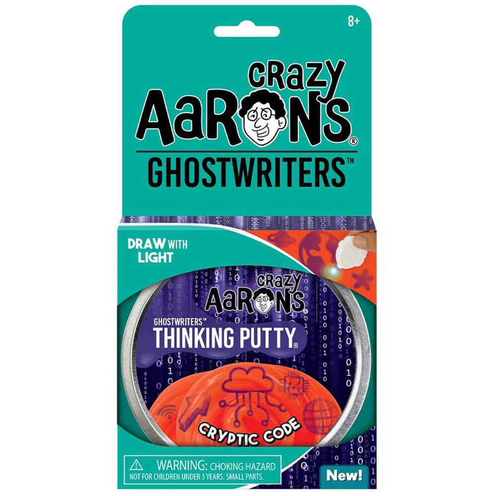 Crazy Aaron's Ghostwriters Cryptic Code with 4" Tin