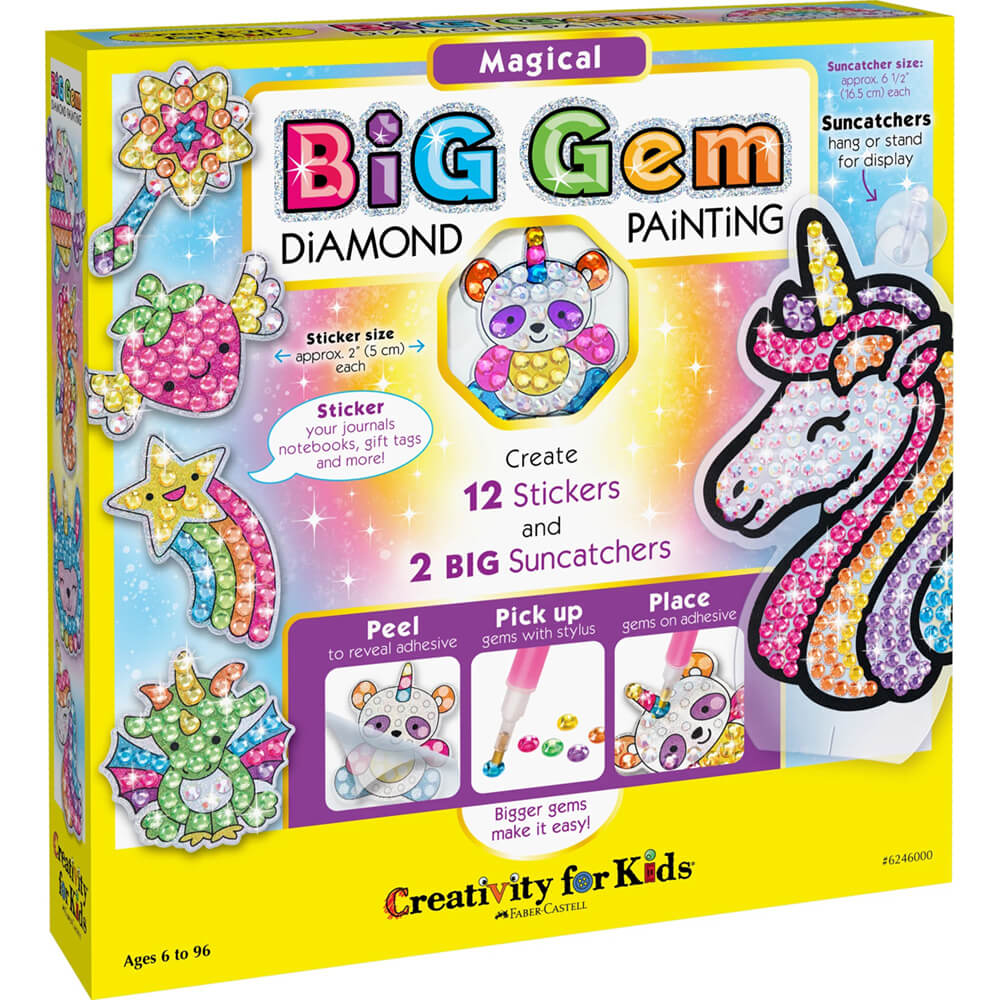 Creativity for Kids Big Gem Diamond Painting Magical Kit