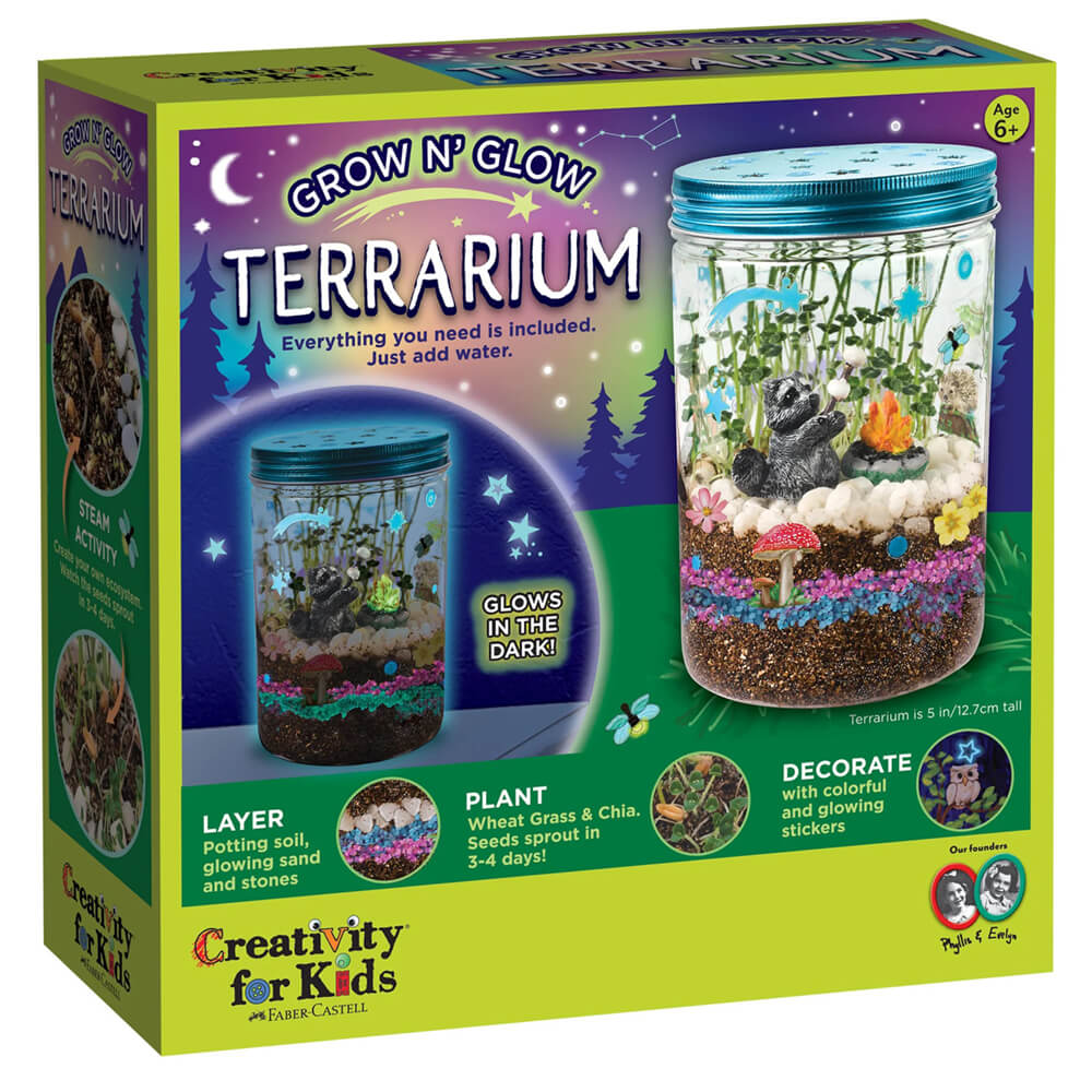 Creativity for Kids Grow N' Glow Terrarium Set