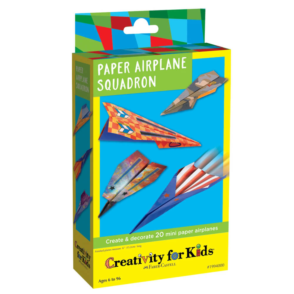 Creativity for Kids Paper Airplane Squadron Mini Kit