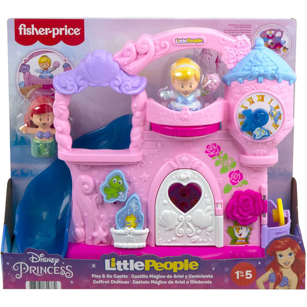 Fisher-Price Little People Disney Princess Play & Go Castle Playset
