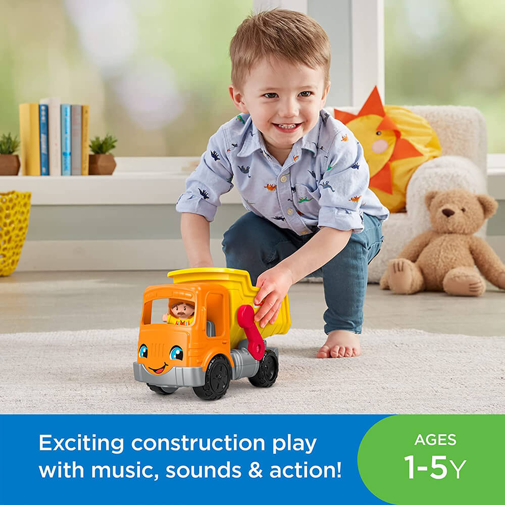 Fisher-Price Little People Dump Truck With Music & Sounds