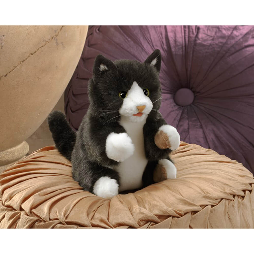 Folkmanis Tuxedo Kitten Hand Puppet