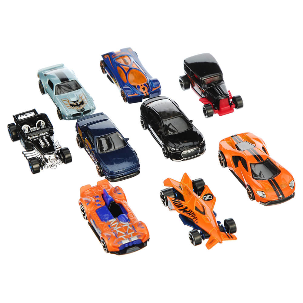 Hot Wheels 9-Car Pack 1:64 Scale Vehicles – Maziply Toys