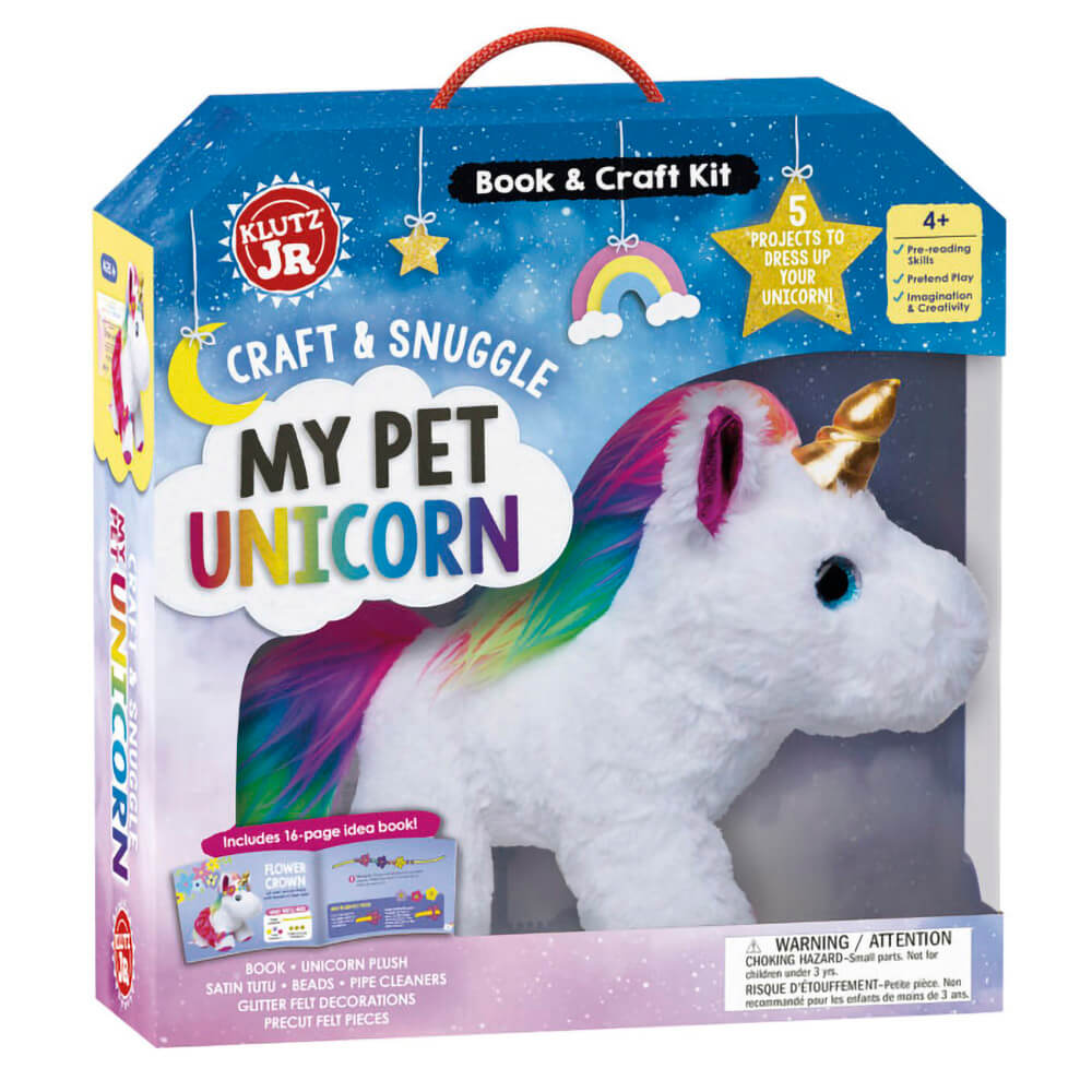 Klutz Jr. Craft & Snuggle: My Pet Unicorn Book & Craft Kit