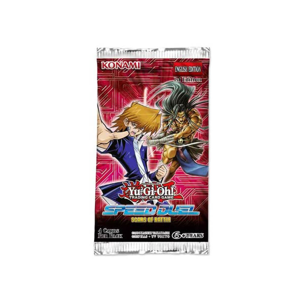 speed duel scars of battle booster box Yugioh 4 Card Pack 1st Edition Factory Sealed Scars of Battle also includes cards like Night Beam that can destroy face down Spells or Traps without giving your opponent a chance to think twice! Booster Box Prices | YuGiOh