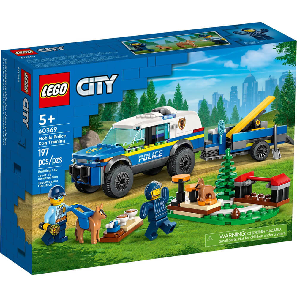 LEGO® City Mobile Police Dog Training 197 Piece Kit (60369)