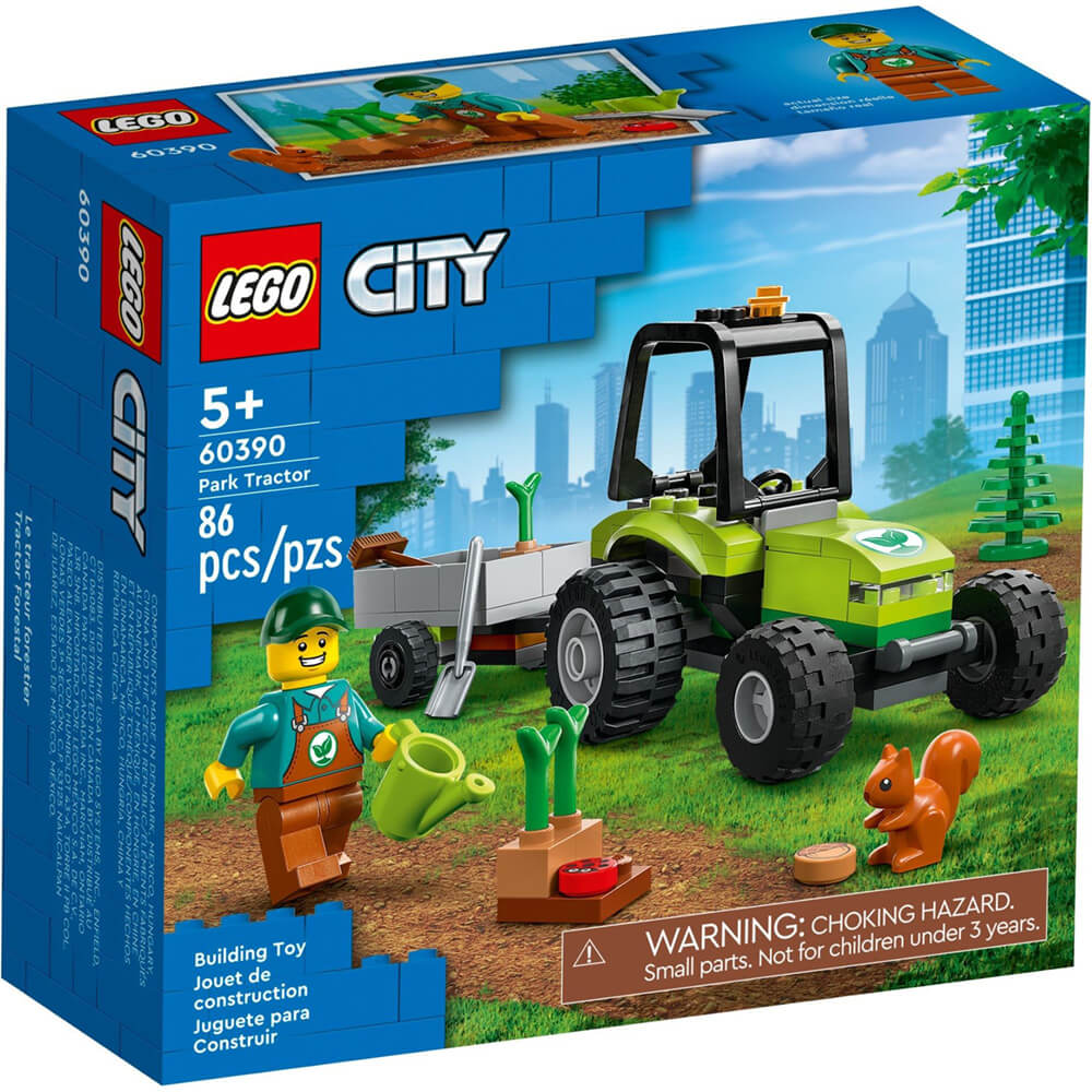 LEGO® City Park Tractor 86 Piece Building Kit (60390)