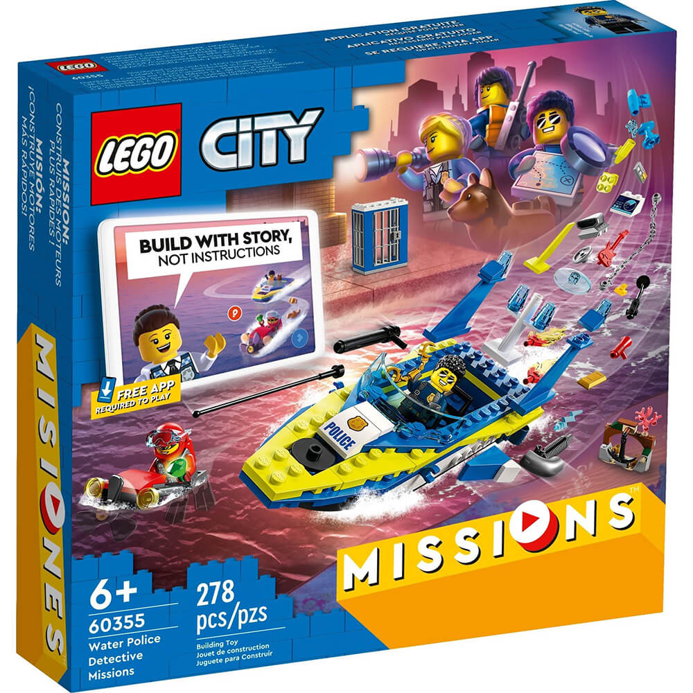 Water Police Detective Missions 60355 Building Kit (278 Pieces)