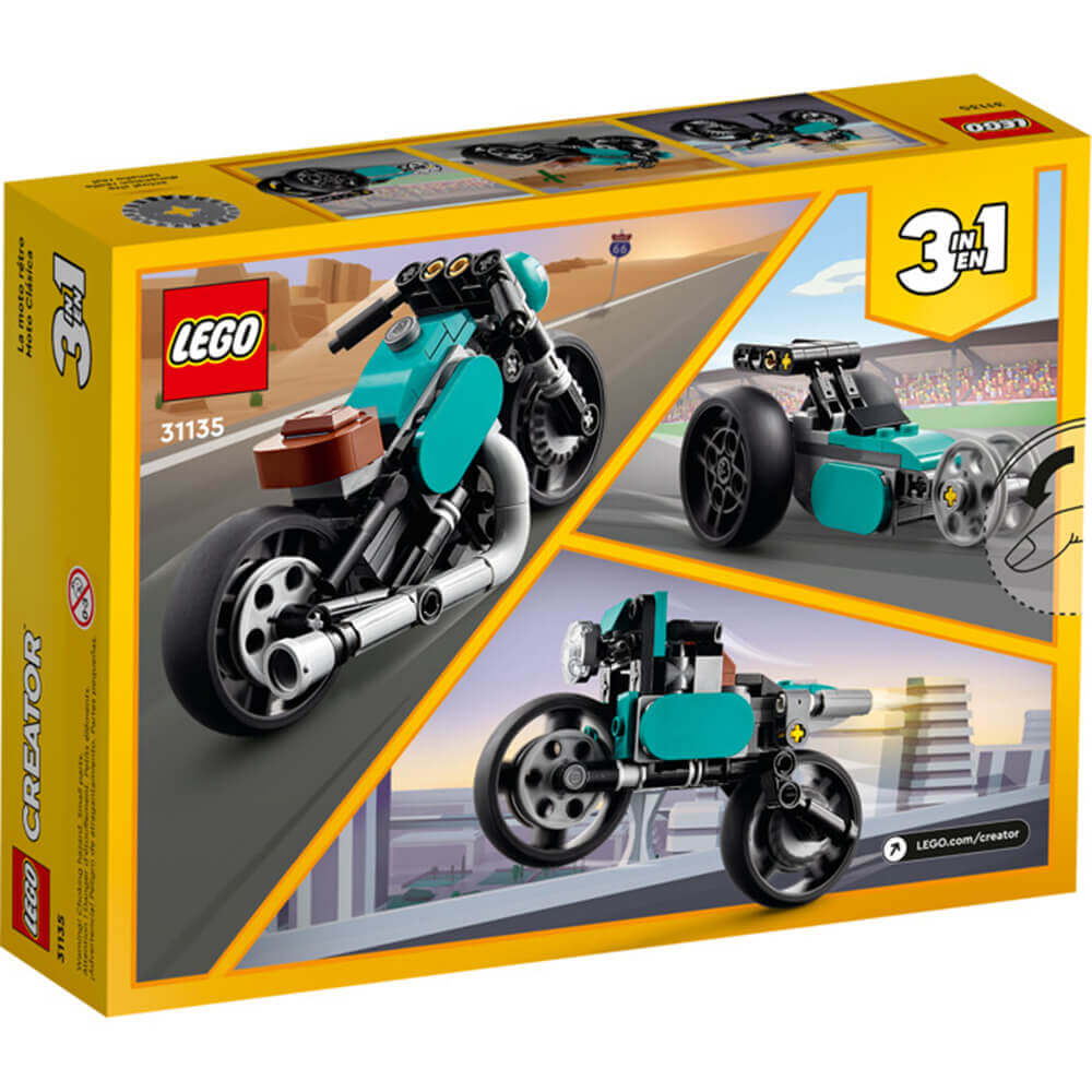 Burma efterfølger Ordsprog LEGO® Creator Vintage Motorcycle 128 Piece Building Kit (31135)