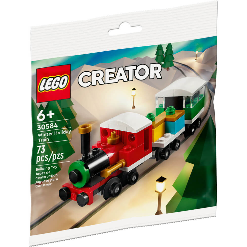 LEGO® Creator Winter Holiday Train 73 Piece Building Set (30584)