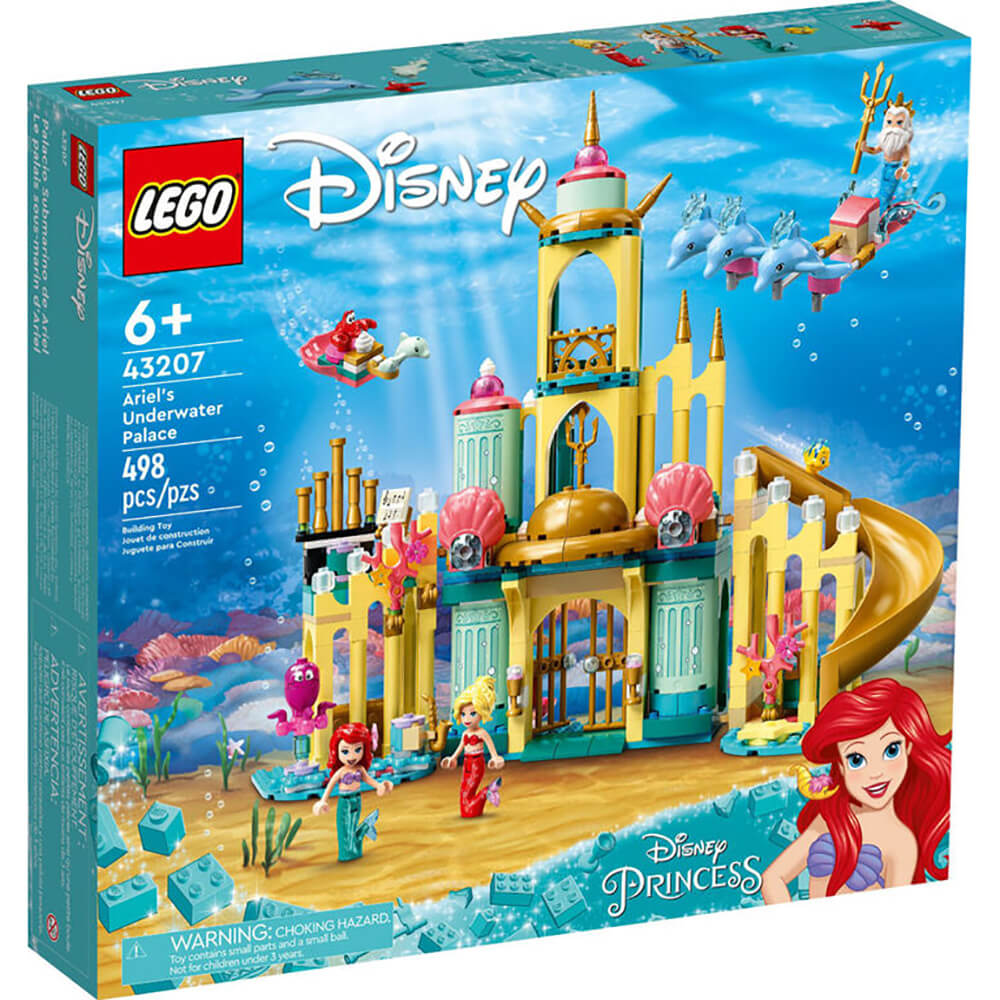 LEGO Disney Princess Ariel’s Underwater Palace 498 Piece Building Set  (43207)