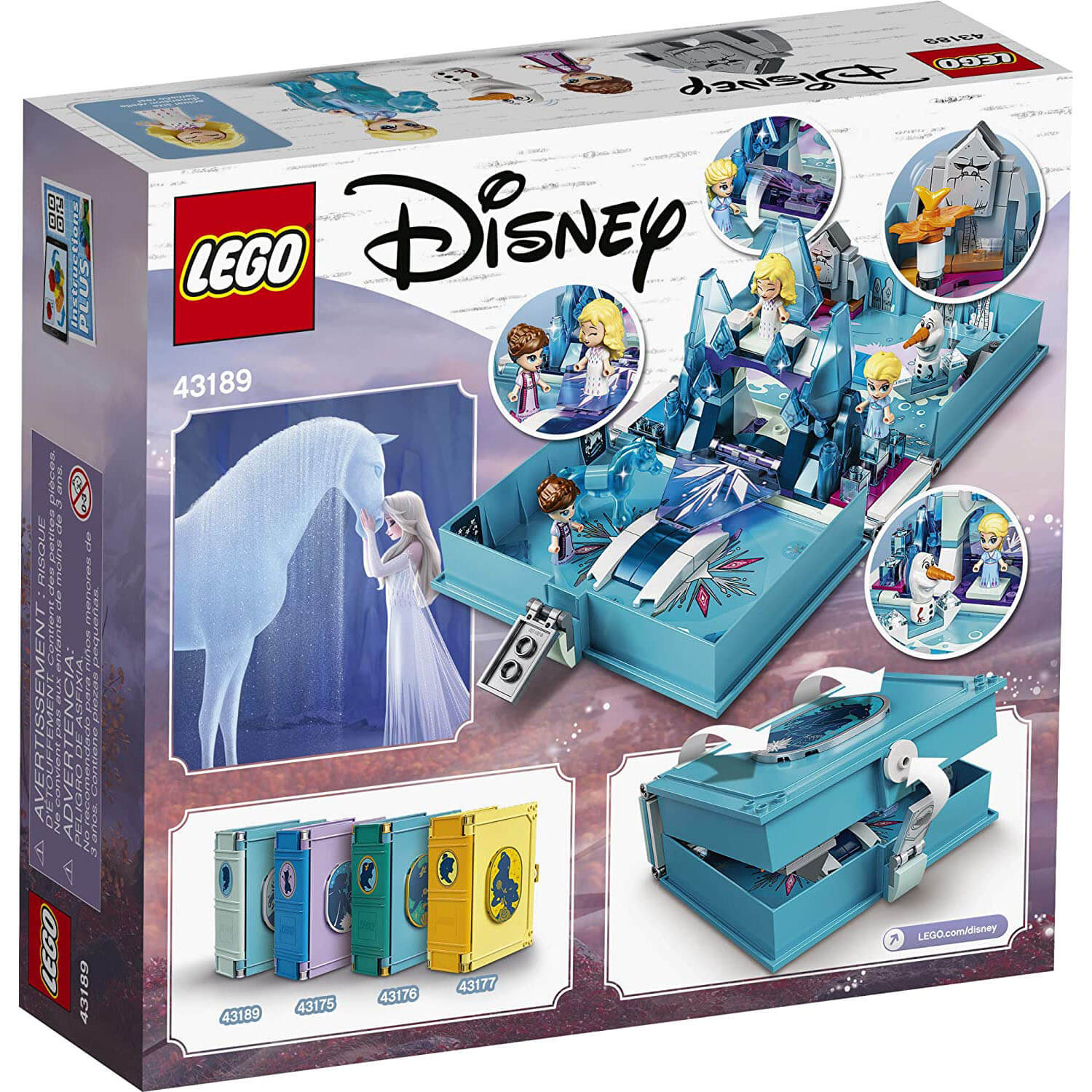 LEGO Disney Princess Elsa and the Nokk Storybook Adventures 125 Piece Building Set (43189)