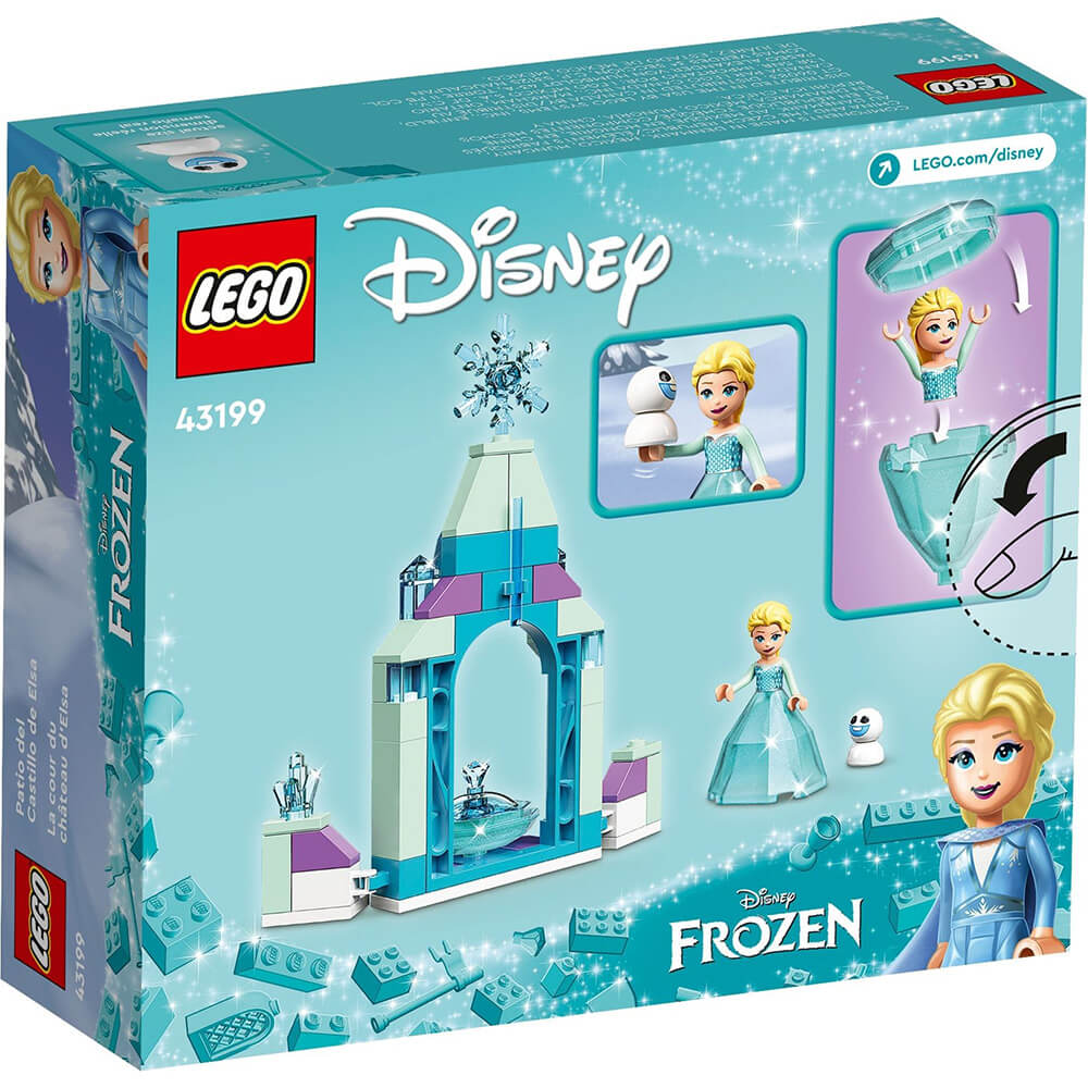 LEGO Disney Princess Elsa’s Castle Courtyard 53 Piece Building Set (43199)