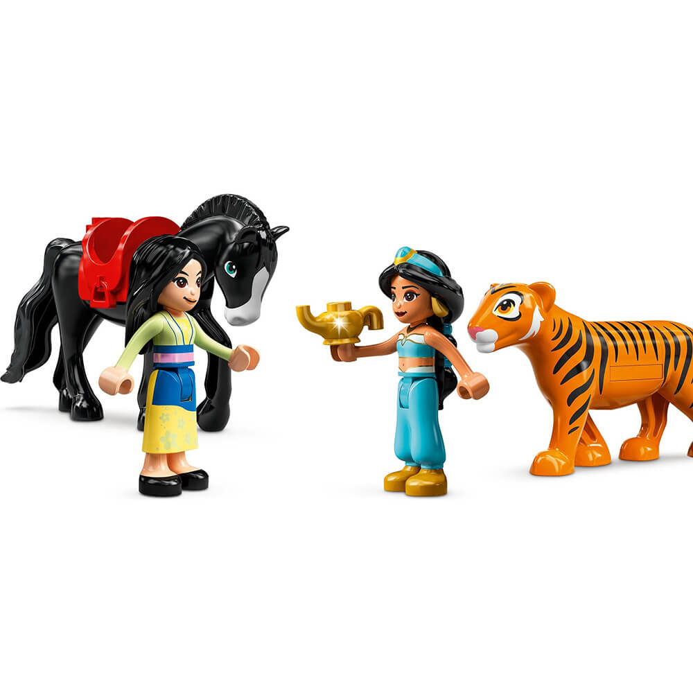 LEGO Disney Princess Jasmine and Mulan’s Adventure 176 Piece Building Set (43208)