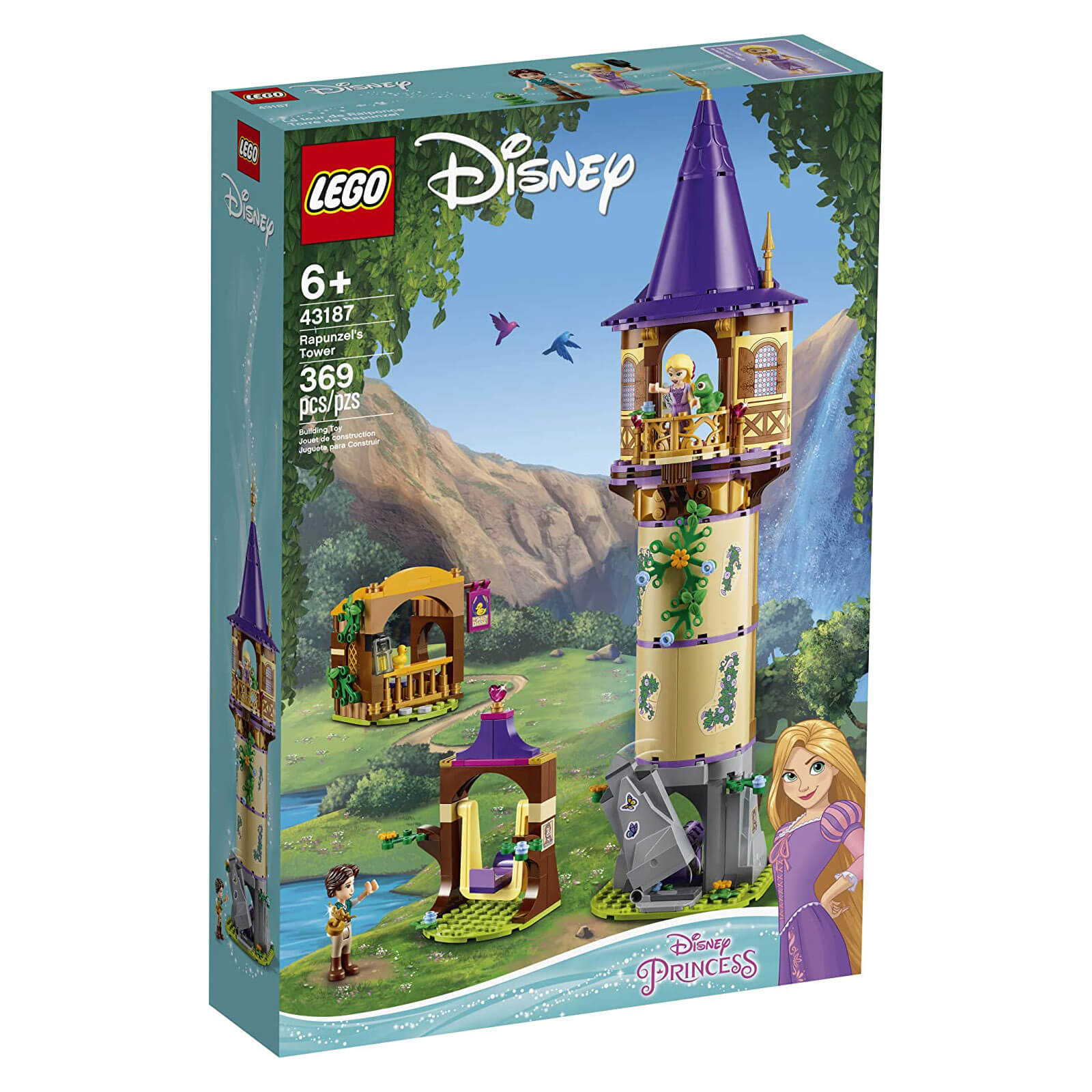 LEGO Disney Princess Rapunzel's Tower 369 Piece Building Set (43187)