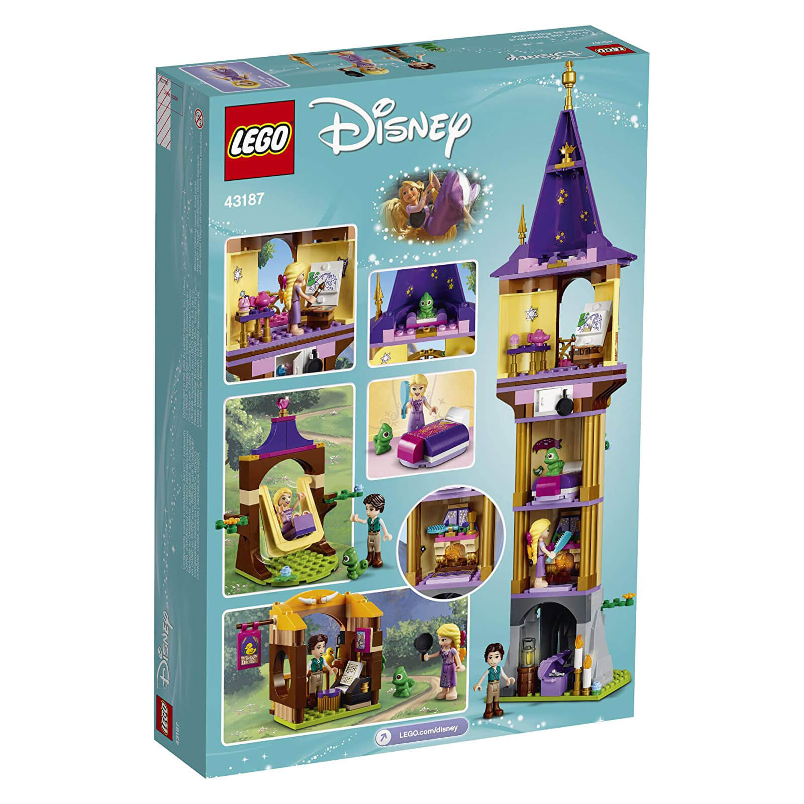 LEGO Disney Princess Rapunzel's Tower 369 Piece Building Set (43187)