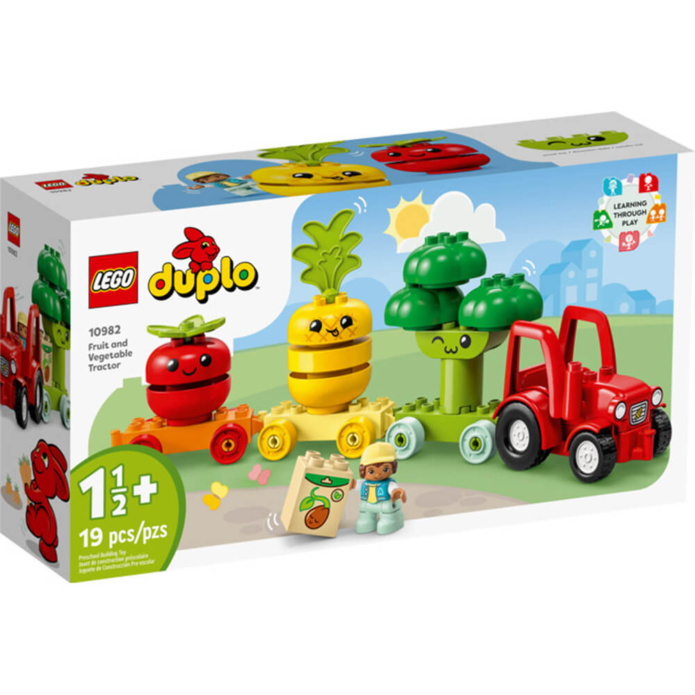 LEGO® DUPLO My First Fruit and Vegetable Tractor 19 Piece Building Set (10982)