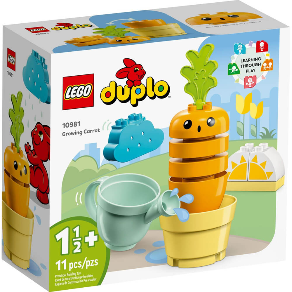 LEGO® DUPLO® My First Growing Carrot 11 Piece Building Kit (10981)