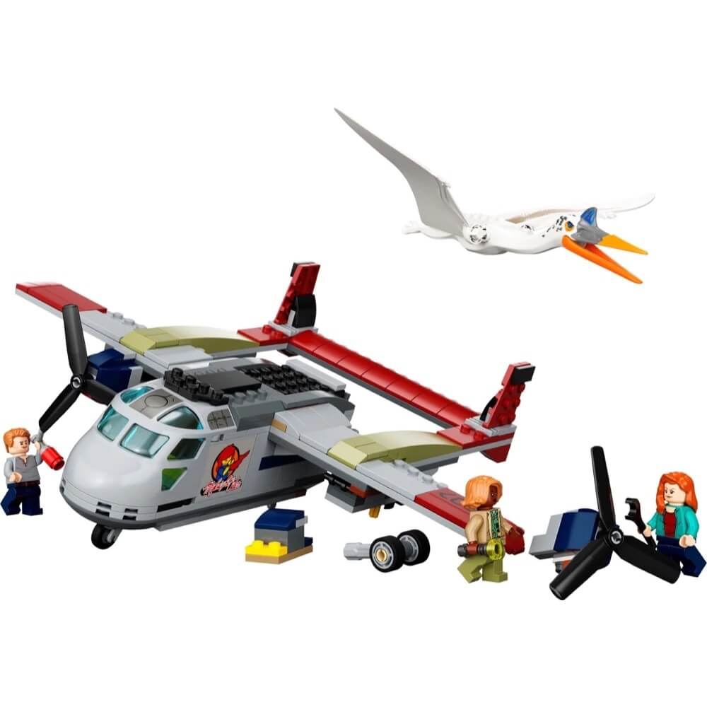 LEGO® Jurassic World Quetzalcoatlus Plane Ambush 76947 Building Kit (293 Pieces)