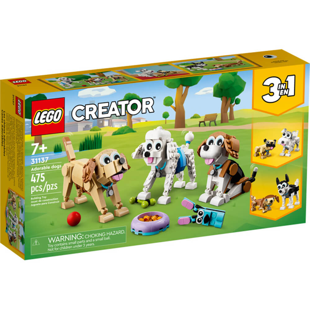 Risikabel Samle sagde LEGO® LEGO Creator Adorable Dogs 475 Piece Building Set (31137)