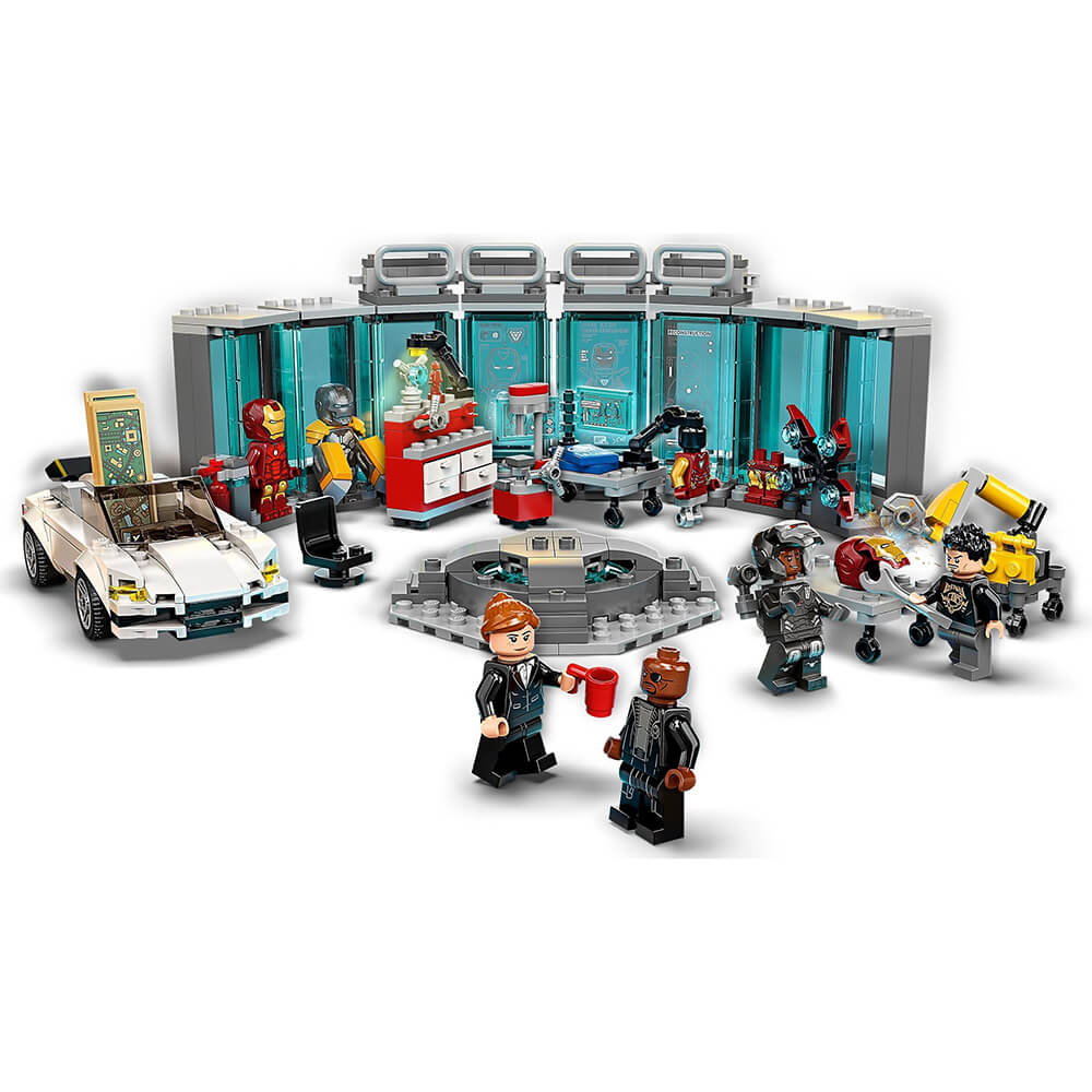 LEGO® Marvel Iron Man Armory 76216 Building Kit (496 Pieces)
