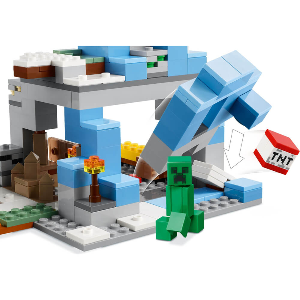 LEGO® Minecraft® The Frozen Peaks 304 Piece Building Kit (21243)