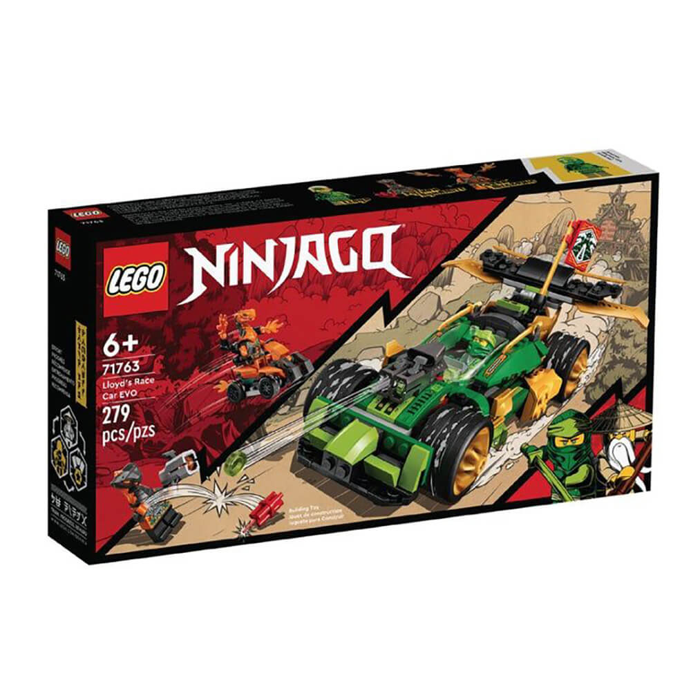 LEGO Ninjago Lloyd’s Race Car EVO 279 Piece Building Set (71763)