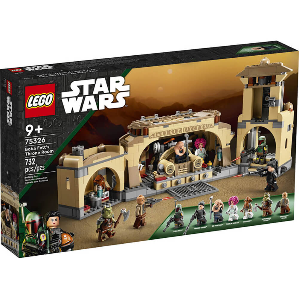 LEGO Star Wars Boba Fett's Throne Room 732 Piece Building Set (75326)