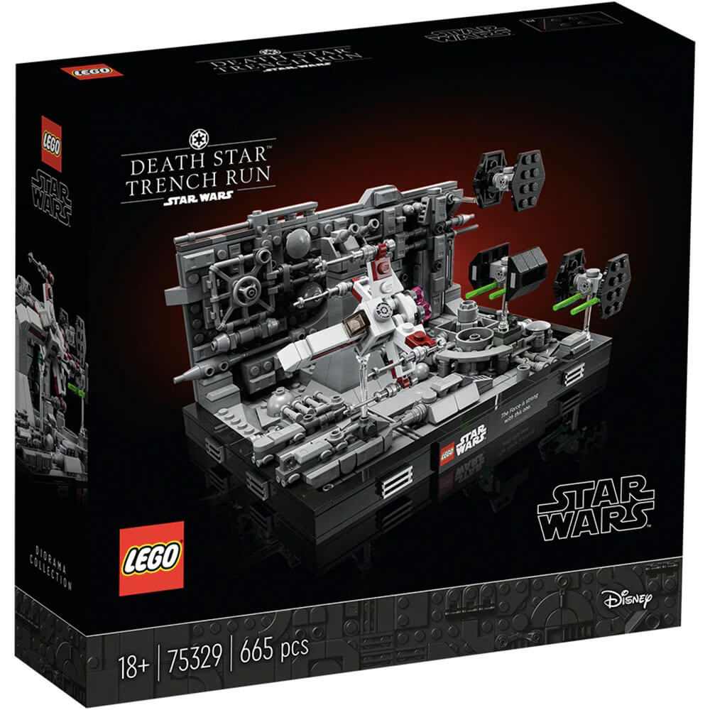 LEGO® Star Wars™ Death Star™ Trench Run Diorama 75329 Building Kit (665 Pieces)