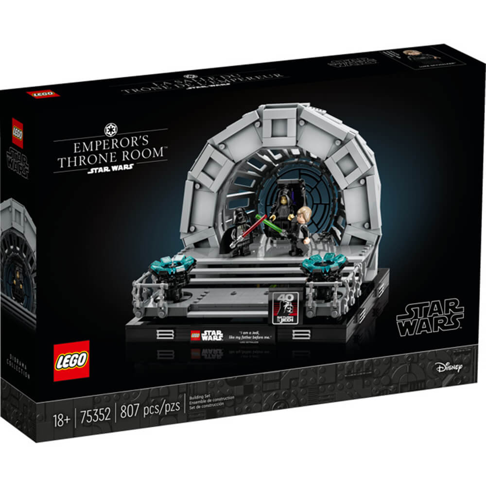 LEGO® Star Wars Emperor's Throne Room™ Diorama 807 Piece Building Set (75352)